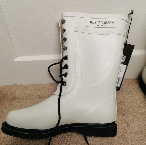 SIZE 38 (7.5) ILSE JACOBSEN, 3/4 Rubber Boots B53 - Picture 9 of 13